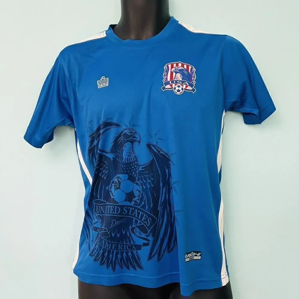 Admiral S Small USA Soccer Athletic Shirt Men Vapor Draw Dawes Blue 0663
